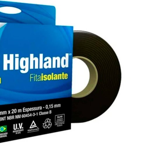 Fita Adesiva Isolante Highland 19mm x 20m - 3M