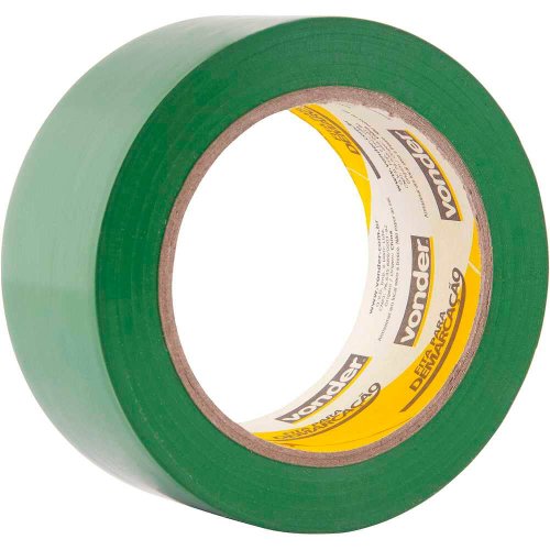 Fita Adesiva para Demarcação 48mm x 30m Verde - Vonder