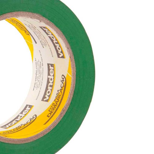 Fita Adesiva para Demarcação 48mm x 30m Verde - Vonder