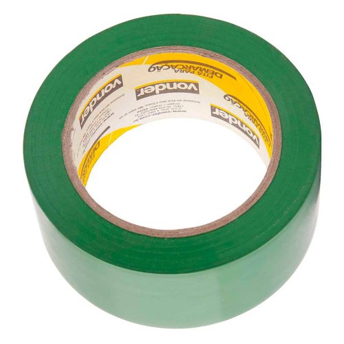 Fita Adesiva para Demarcação 48mm x 30m Verde - Vonder