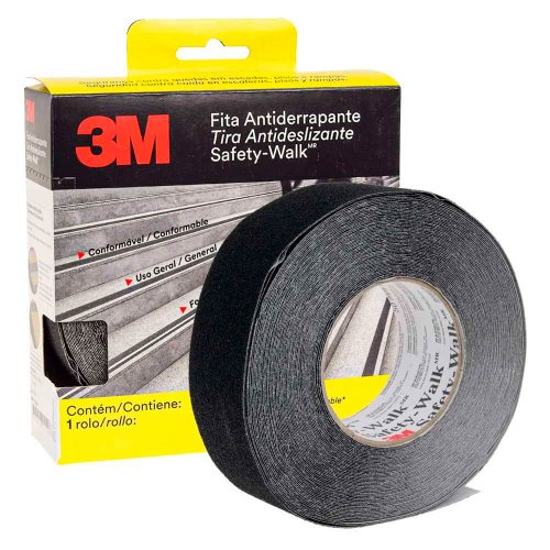Fita Antiderrapante Safety Walk Preto 50mm x 20m - 3M