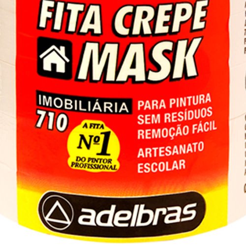Fita Crepe 710 18mm x 50m - Adelbras