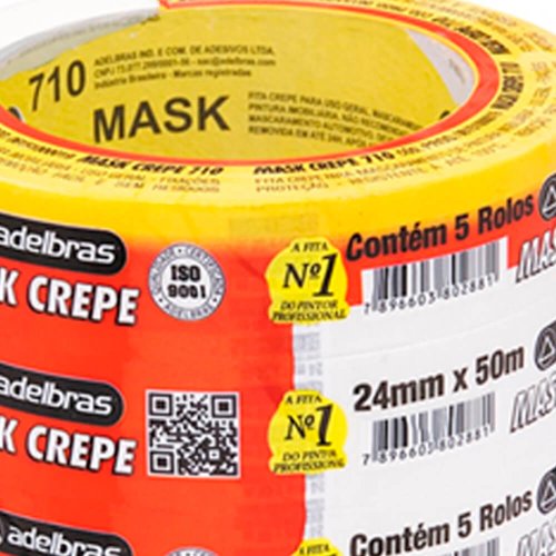 Fita Crepe 710 24mm x 50m - Adelbras