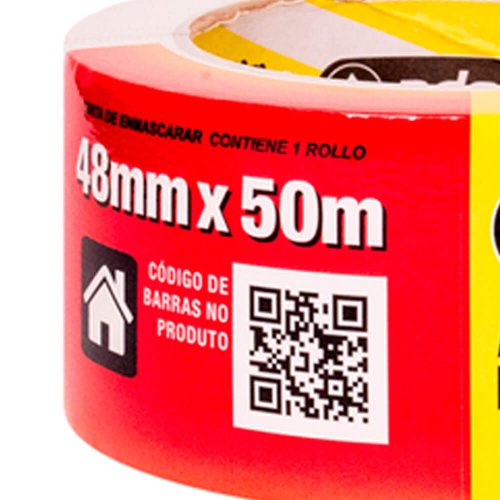 Fita Crepe 710 48mm x 50m - Adelbras