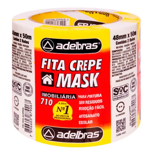 Fita Crepe 710 48mm x 50m - Adelbras