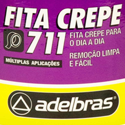Fita Crepe 711 18mm x 40m - Adelbras
