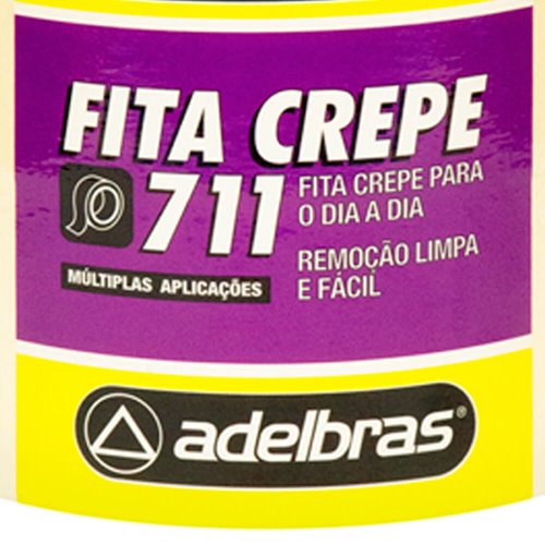 Fita Crepe 711 24mm x 40m - Adelbras
