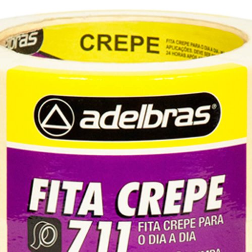 Fita Crepe 711 24mm x 40m - Adelbras