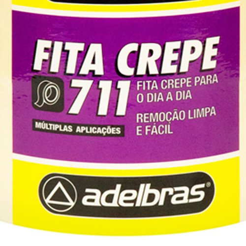 Fita Crepe 711 48mm x 40m - Adelbras