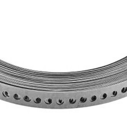 Fita de Aço Perfurada 17mm X 0,40mm X 30m - Âncora