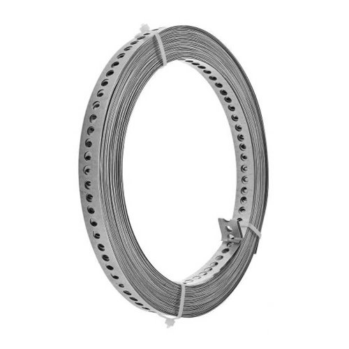 Fita de Aço Perfurada 17mm X 0,40mm X 30m - Âncora