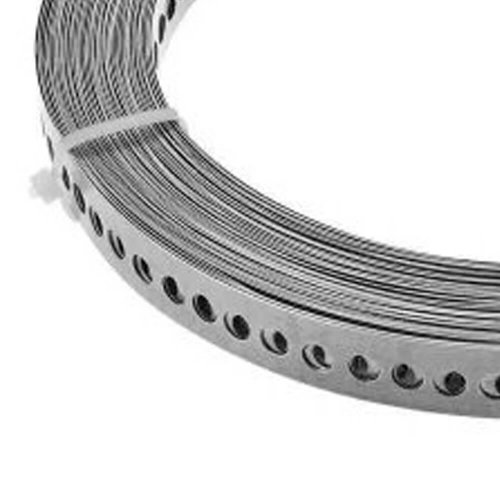 Fita de Aço Perfurada 19mm X 0,40mm X 30m - Âncora