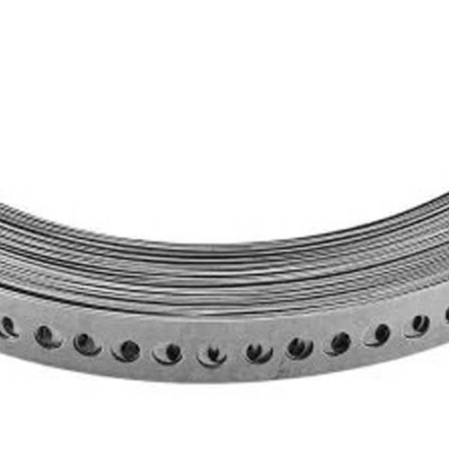 Fita de Aço Perfurada 19mm X 0,40mm X 30m - Âncora