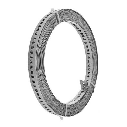 Fita de Aço Perfurada 19mm X 0,40mm X 30m - Âncora