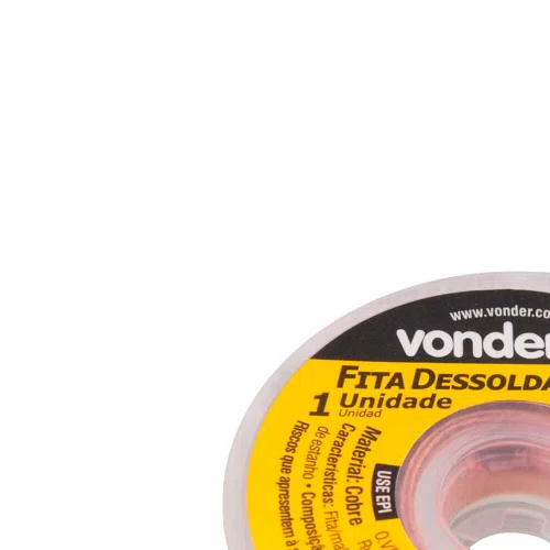Fita de Malha Dessoldadora 2.5mm x 1,5m Vonder