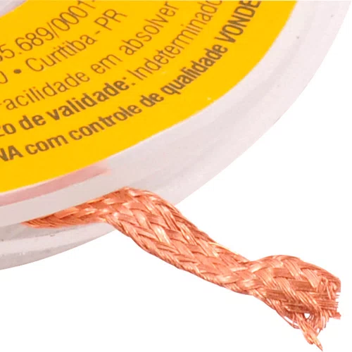 Fita de Malha Dessoldadora 2.5mm x 1,5m Vonder