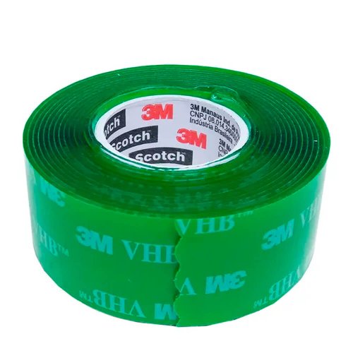 Fita Dupla Face Fixa Forte Transparente 24mm x 2m - 3M