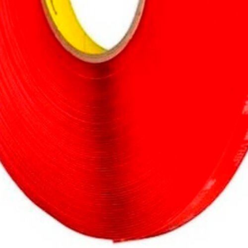 Fita Dupla Face VHB™ Adesivo 5mmX33mm Vermelho - 3M™