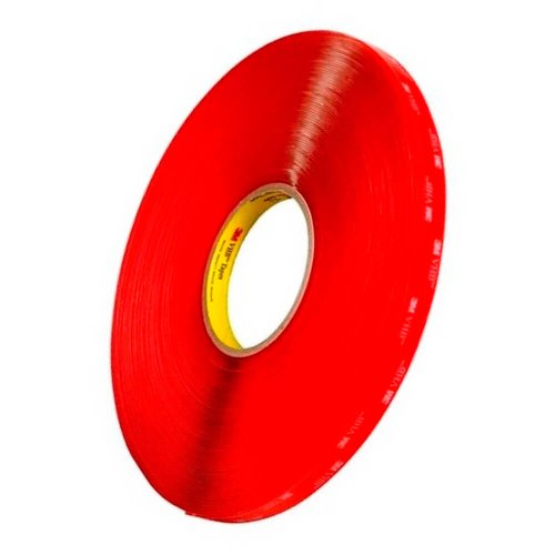 Fita Dupla Face VHB™ Adesivo 5mmX33mm Vermelho - 3M™