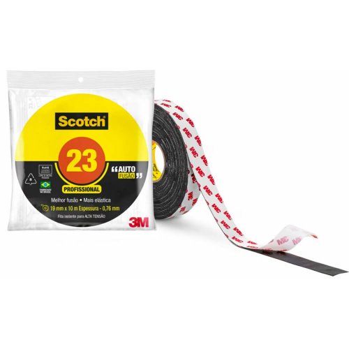 Fita Isolante 23 BR Auto Fusão 19mm X 10m - 3M