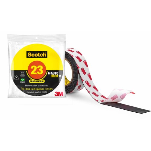 Fita Isolante 23 BR Auto Fusão 19mm x 2m - 3M