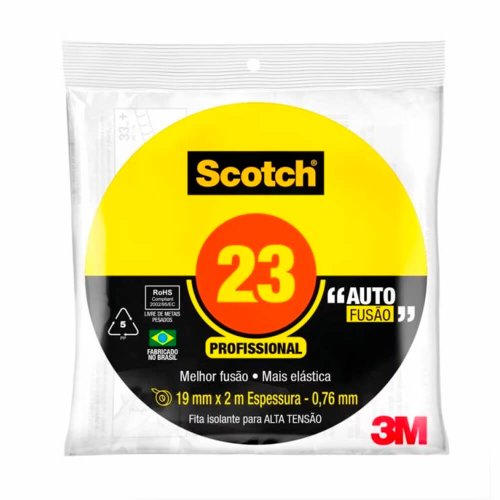 Fita Isolante 23 BR Auto Fusão 19mm x 2m - 3M