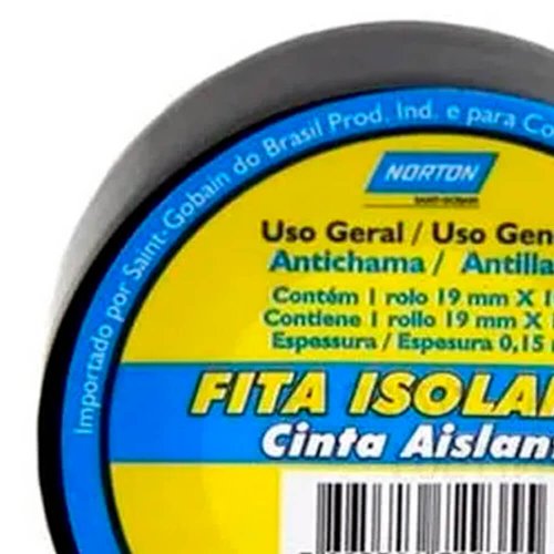 Fita Isolante Pro Torre 19 mm x 10 mts - Norton