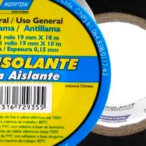 Fita Isolante Pro Torre 19 mm x 10 mts - Norton