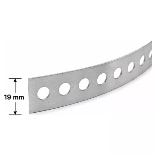 Fita Perfurada Zincada 19mm x 30m Walsywa