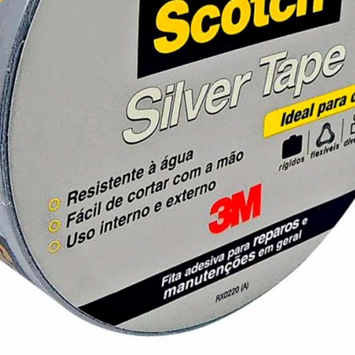 Fita Silver Tape 3M 45mm x 5m - 3M