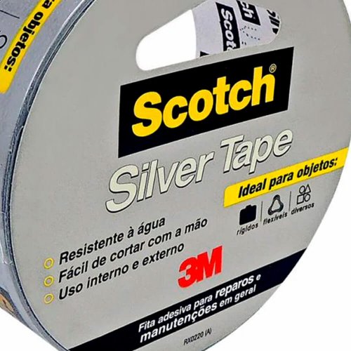 Fita Silver Tape 3M 45mm x 5m - 3M