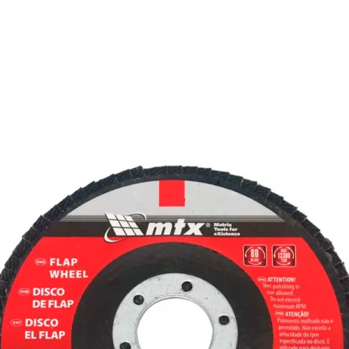 Flap Disc 115 x 22mm Grão #80 - MTX
