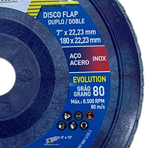 Flap Disco Evolution R822 180 x 22 #80 - Norton