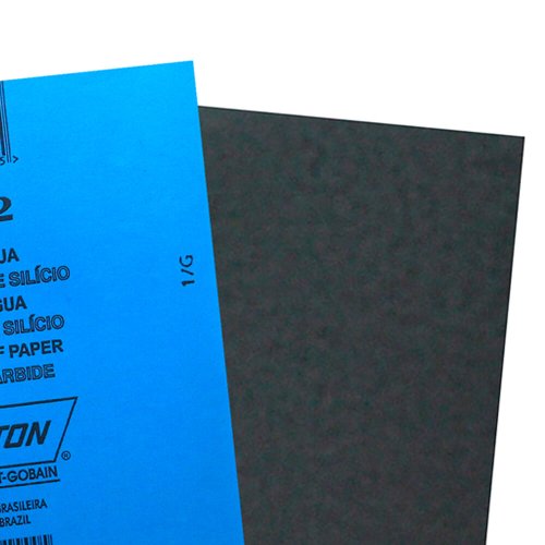 Folha de Lixa D'Água Azul T402 230x280mm #1500 - Norton