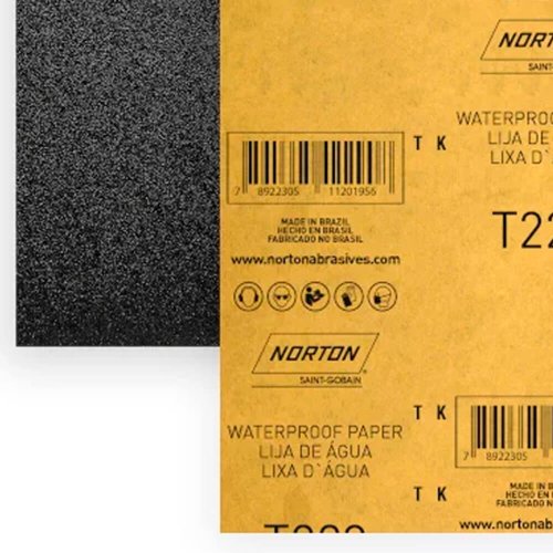 Folha de Lixa D'água T223 225x275mm #500 - Norton
