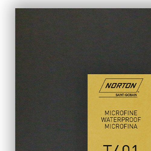 Folha de Lixa D'Água T401 230x280mm - #2000 - Norton