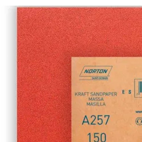 Folha de Lixa para Massas A257 - 225x275mm #150 - Norton