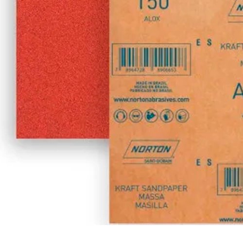 Folha de Lixa para Massas A257 - 225x275mm #150 - Norton