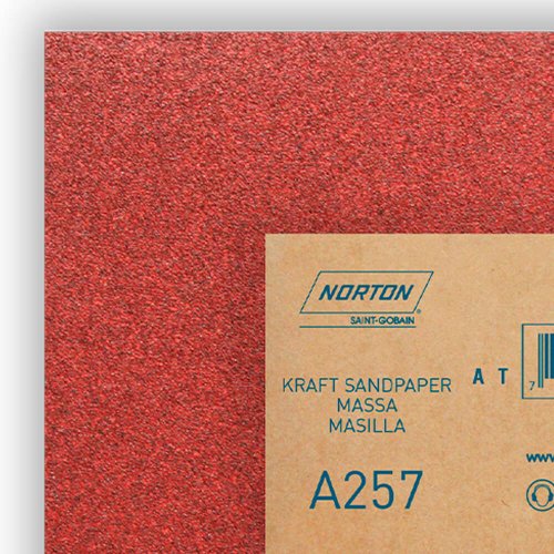 Folha de Lixa para Massas A257 - 225x275mm #36 - Norton