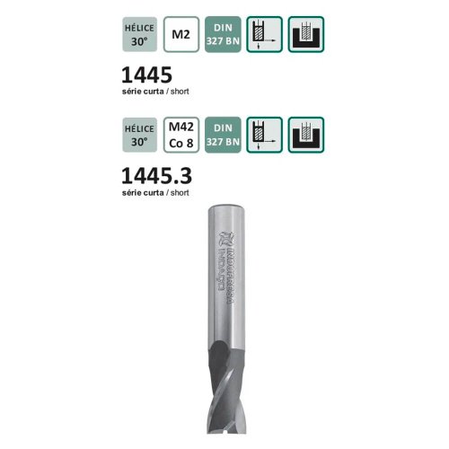Fresa De Topo 18,0M-D327 B N 2 Cortes - Indufresa