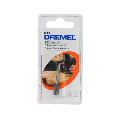 Fresa Meia Cana 1/4" para Retifica Ref.: 617 - Dremel