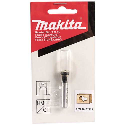Fresa para Miolo de Fechadura HT 1/4" - D-02129 - Makita