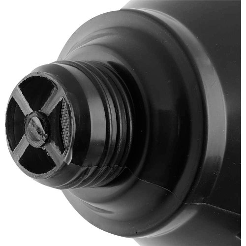 Funil de Plástico Flexível Preto 160mm - Vonder