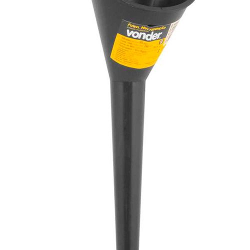 Funil Plástico Preto Multifunção - Vonder
