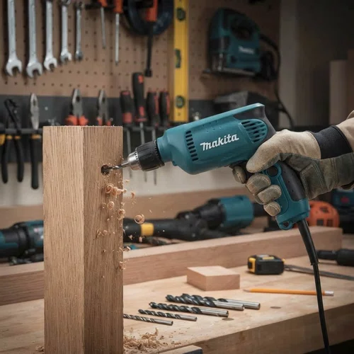 Furadeira Makita 220V 6413 Com Mandril