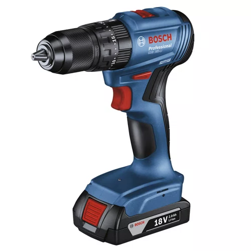 Furadeira/ Parafusadeira de Impacto à Bateria 18V GSB 185-LI - Bosch