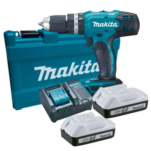 Furadeira/ Parafusadeira de Impacto à Bateria 18V - Makita DHP453Y001