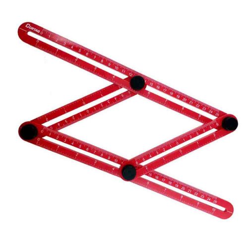 Gabarito Angular Multifunção Plástico - Cortag 61.878
