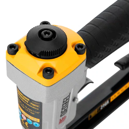 Grampeador Pneumático para Grampos 21GA 6-16mm - Denzel