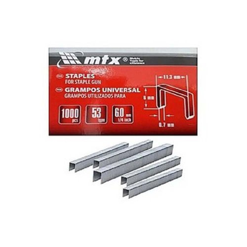 Grampos 12mm para Grampeador Tipo 53 (1.000 peças) - MTX